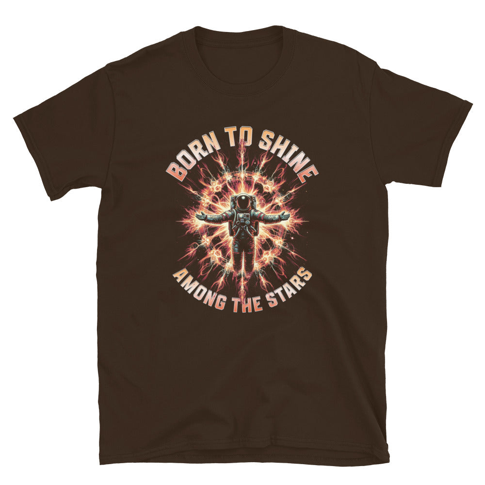Born To Shine Among The Stars TShirt - Dark Chocolate Color - https://ascensionemporium.net